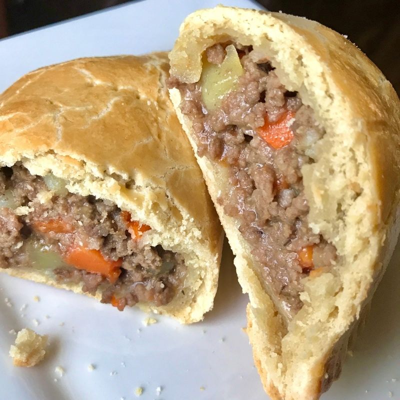 Freshly baked Meatpie Pastries