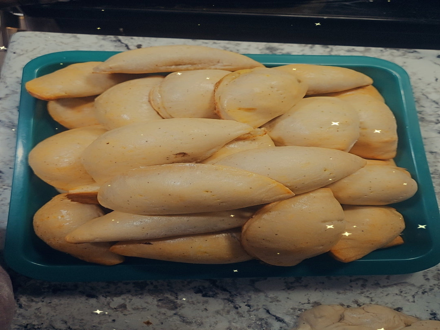 Freshly baked Meatpie Pastries